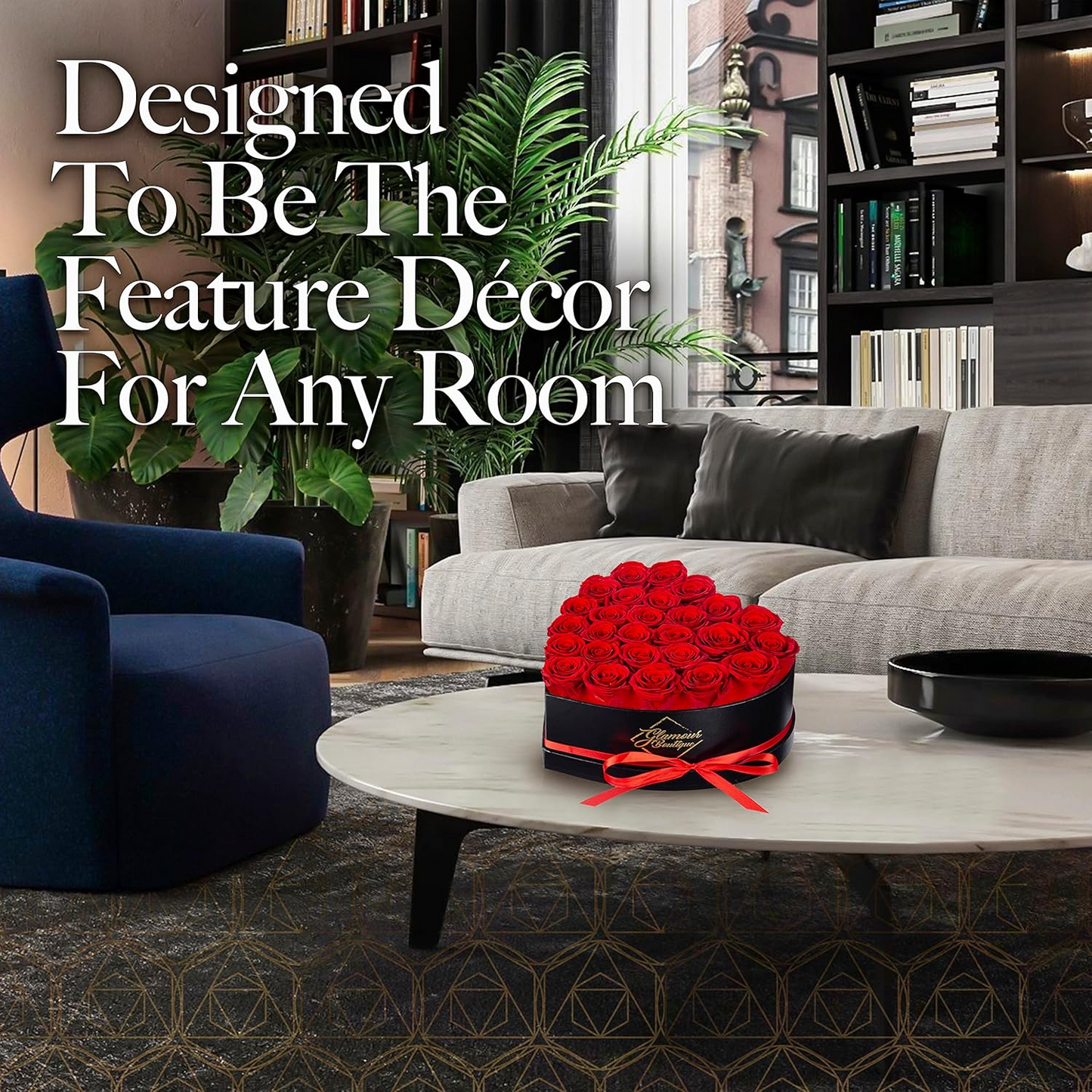 Immortal Love Black Heart | 27 Roses