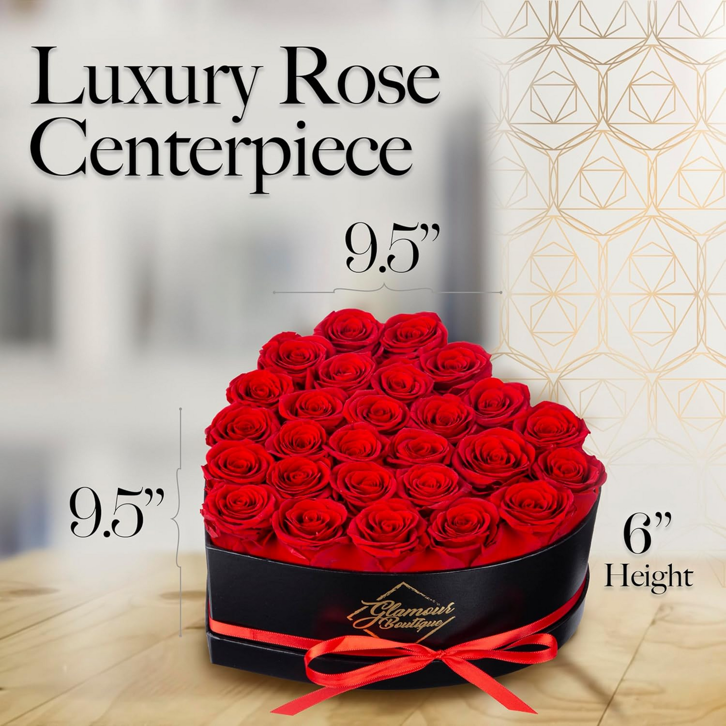 Immortal Love Black Heart | 27 Roses