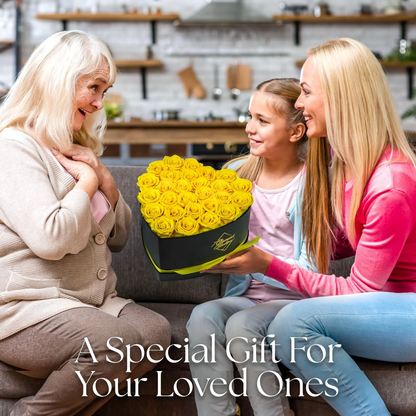 Immortal Love Black Heart | 27 Roses