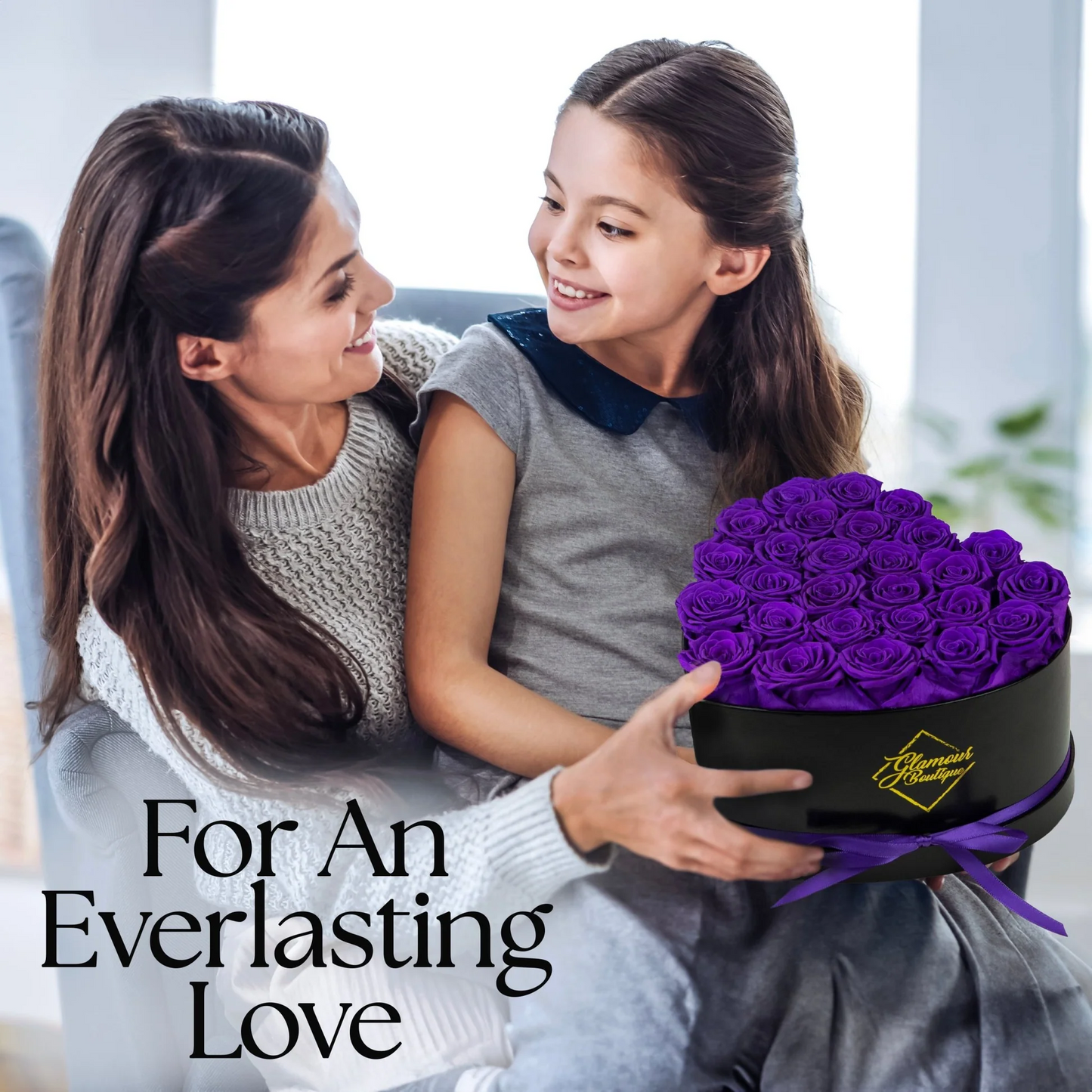 Immortal Love Black Heart | 27 Roses