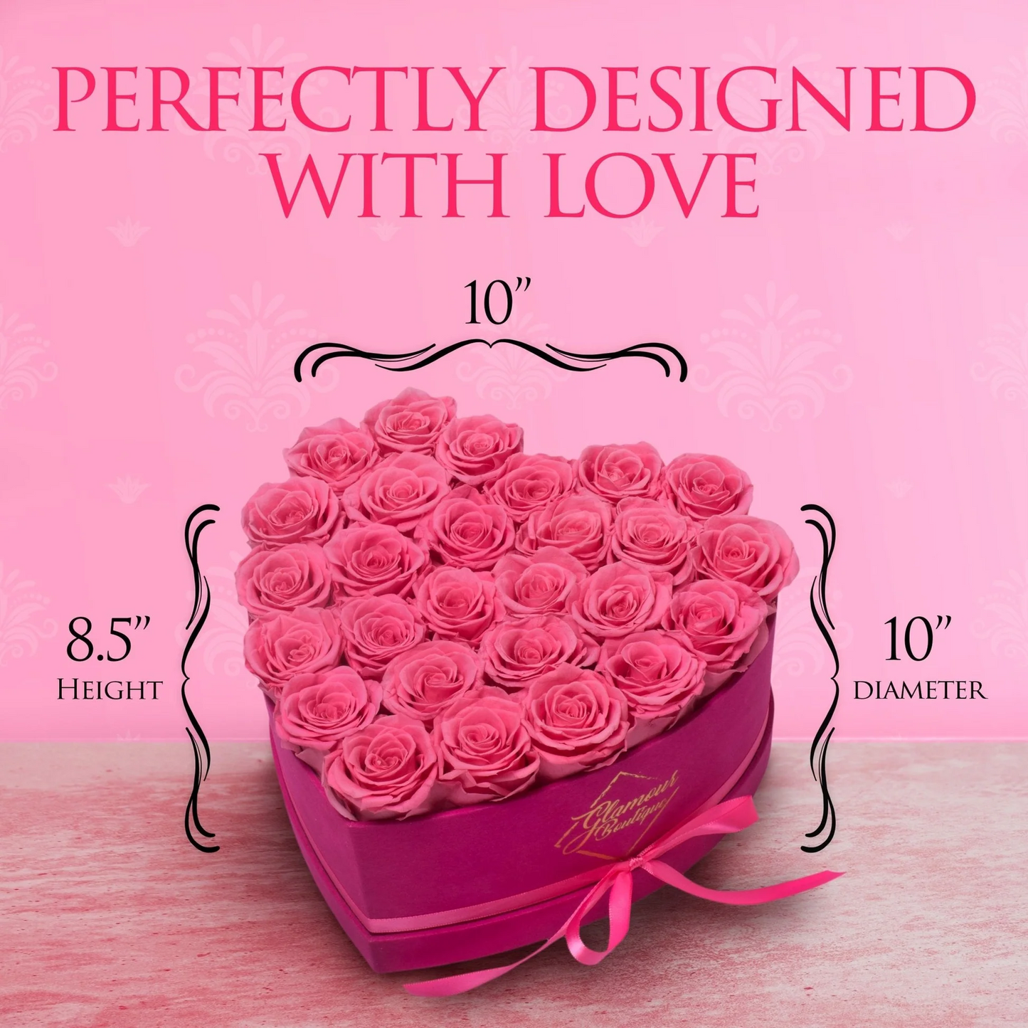 Immortal Love Black Heart | 27 Roses